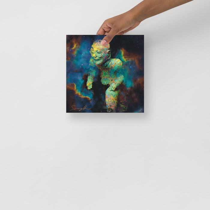 Cosmic Traveler photo paper poster