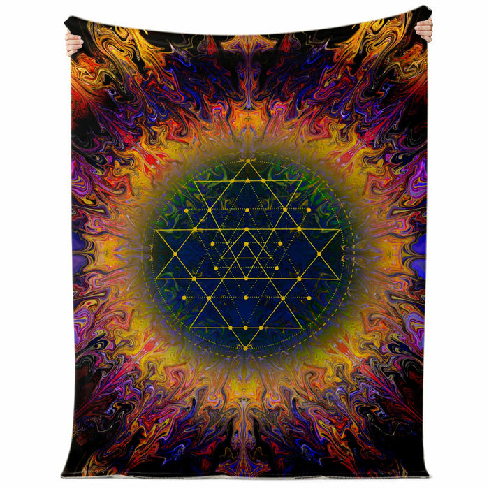 Sri Yantra Blanket