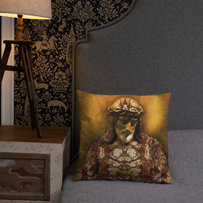 Gilded Jesus Basic Pillow