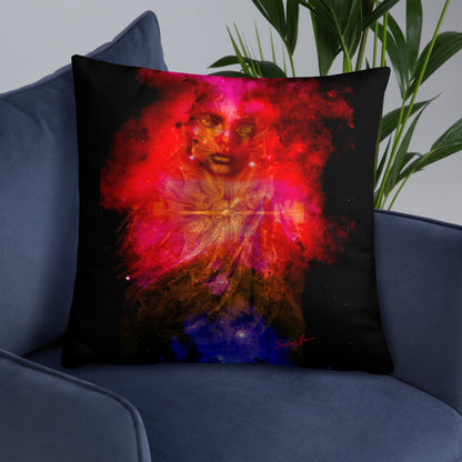 Cosmic Priestess basic pillow