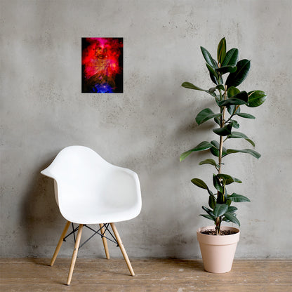 Cosmic Priestess photo paper poster