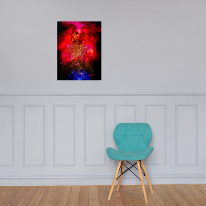 Cosmic Priestess photo paper poster